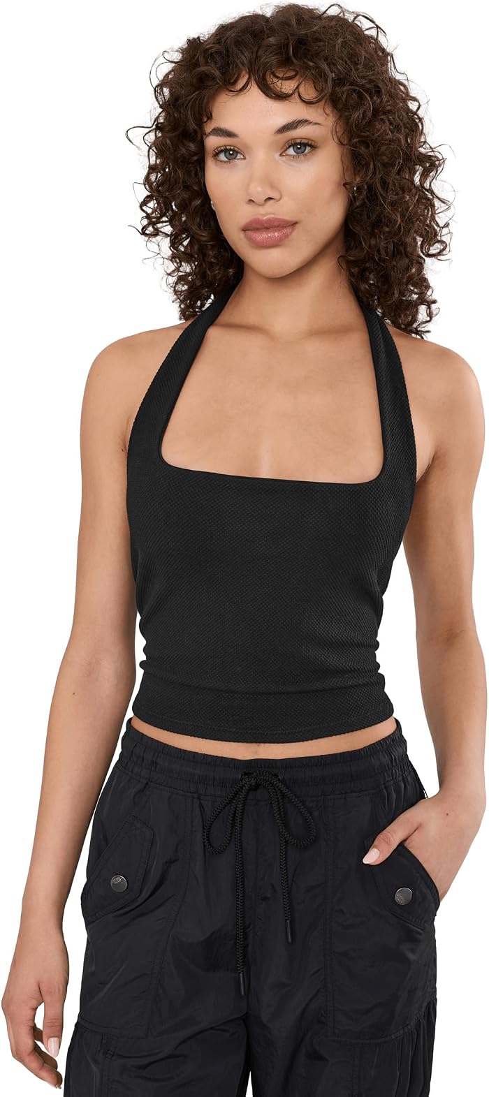 Женский топ Free People Round Two Pique с открытой спиной