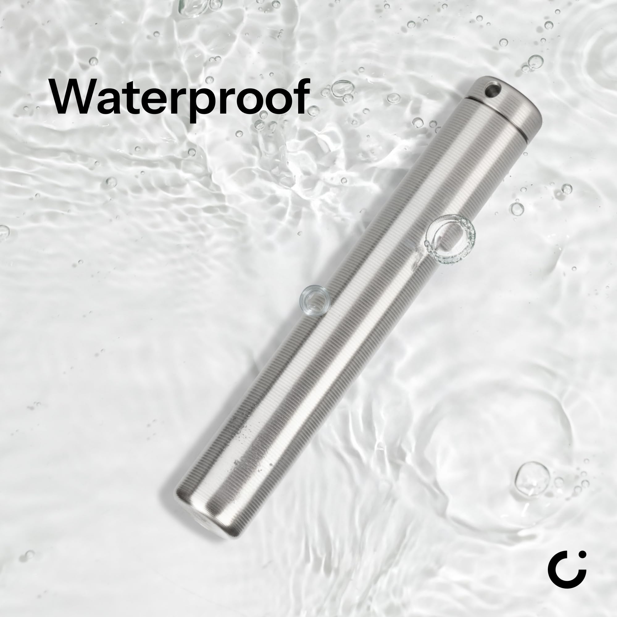 Feuer- & Wasserfeste Seed Backup Kapsel aus Edelstahl für 24 Wörter – Kompatibel mit Ledger, BitBox, Coldcard – Krypto Seed Phrase Speicher – Cryptosteel Capsule Solo