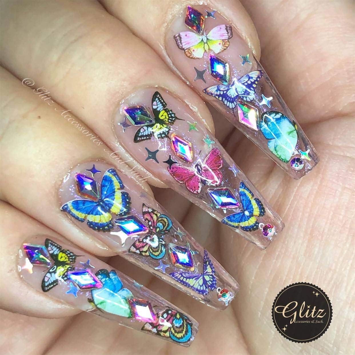 Glitz Accessories & Such iHold PremiumTransfer Foil Gel - Nail Art Foil Glue Gel – Nail Foil Transfer for Unique Nail Art Designs – 30-second LED Curing Time – Quick and Easy – DIY Nail Foil Art Gel