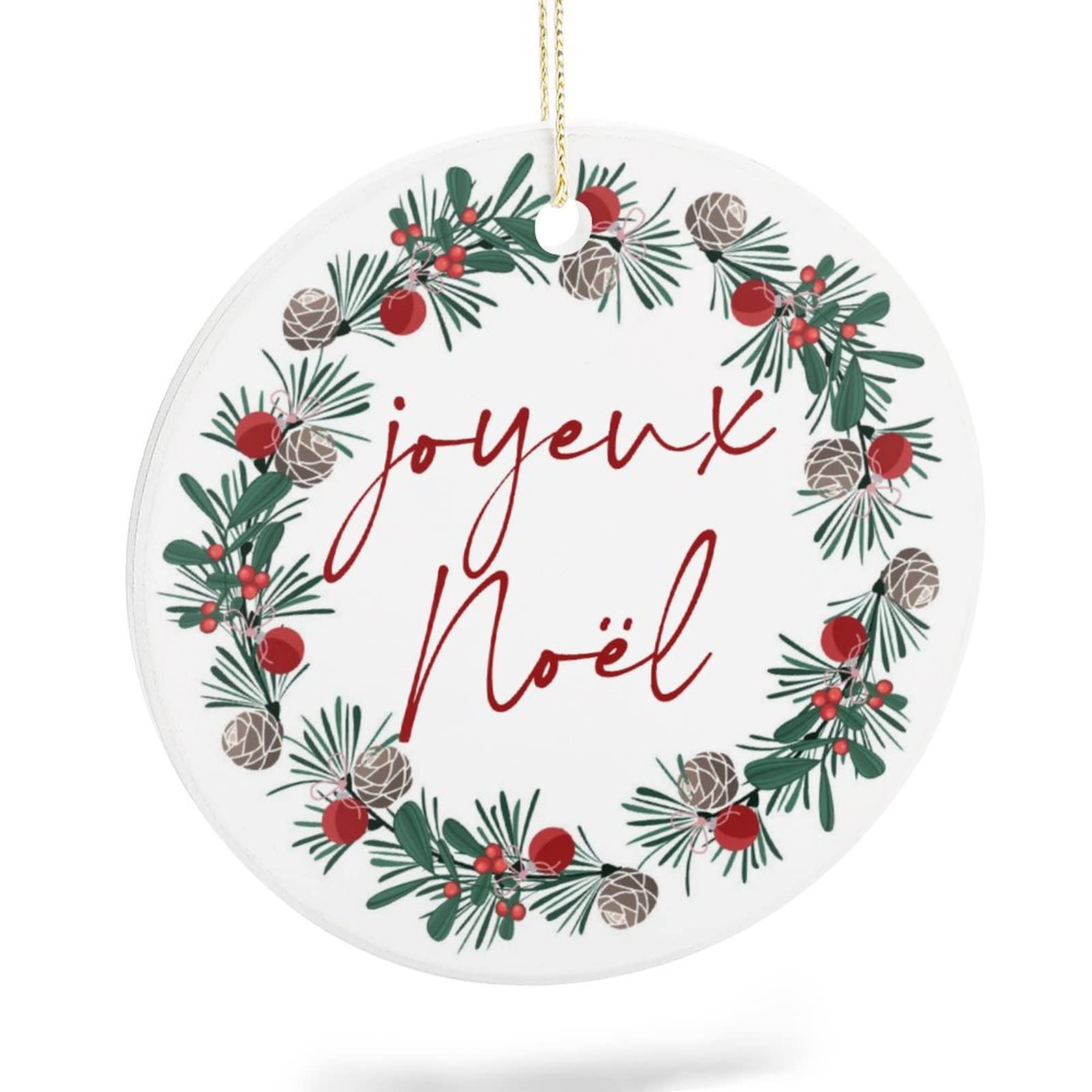 Amazon.com: Christmas Decoration Ornament Joyeux Noël Merry