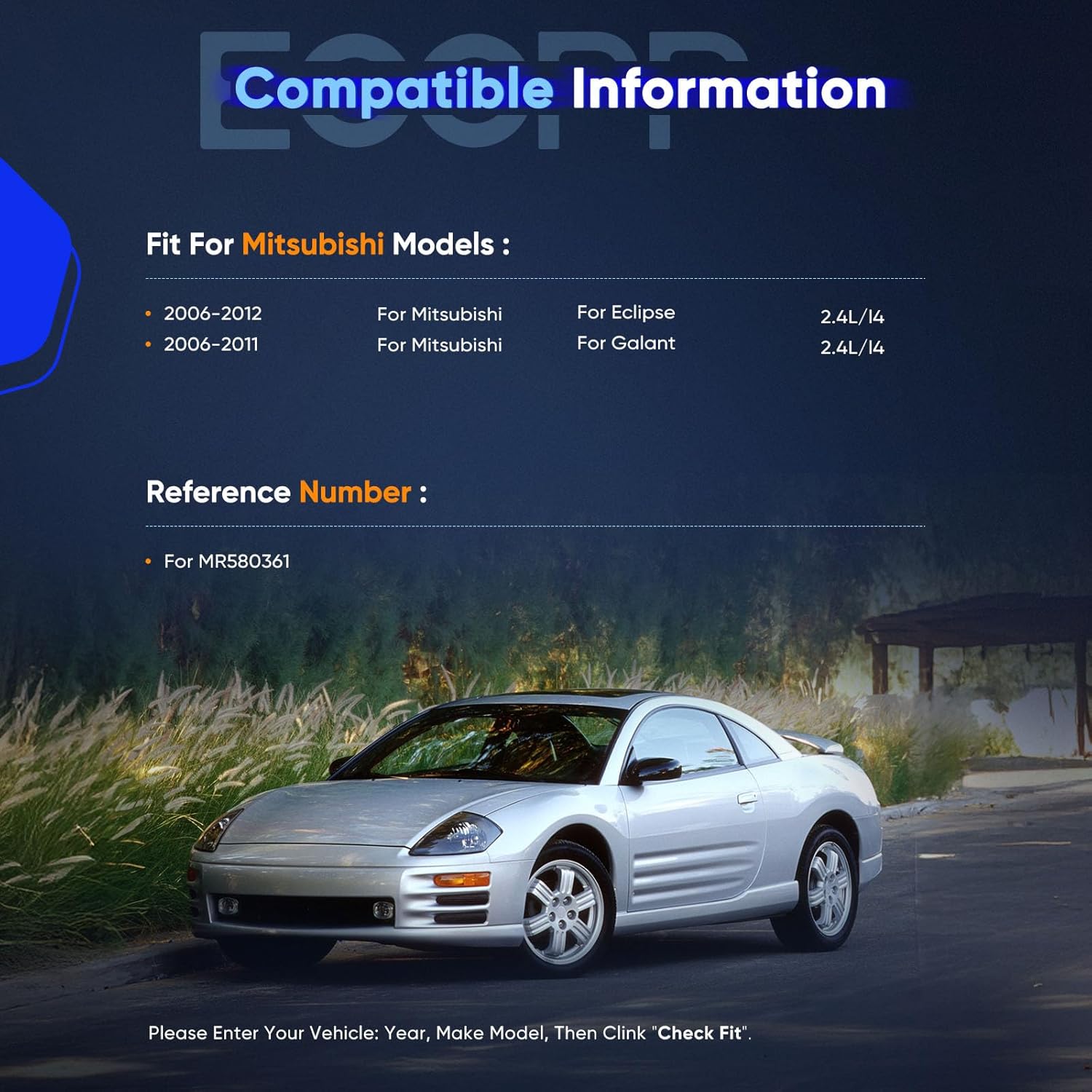 ECCPP CV Axle Shaft Assembly fit for Mitsubishi Eclipse 2.4L for Mitsubishi Galant 2.4L