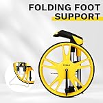 DEKOPRO Measuring Wheel, Measures Up to 99,999 Ft Compact Wheel with Carrying Bag, 12-Inch