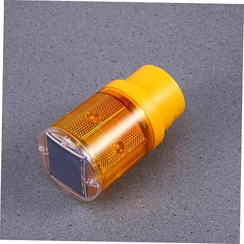 Miniatura 6 de SUPVOX Paquete de 2 luces solares estroboscópicas diurnas LED naranja para construcción de carreteras sin cable