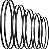 Amazon product image of 10 Pieces Turntable Belt Replacement, Record Player Belts, 5 Sizes | Rubber Drive Belts, Fits Belt-Driven Turntables, Mixe...