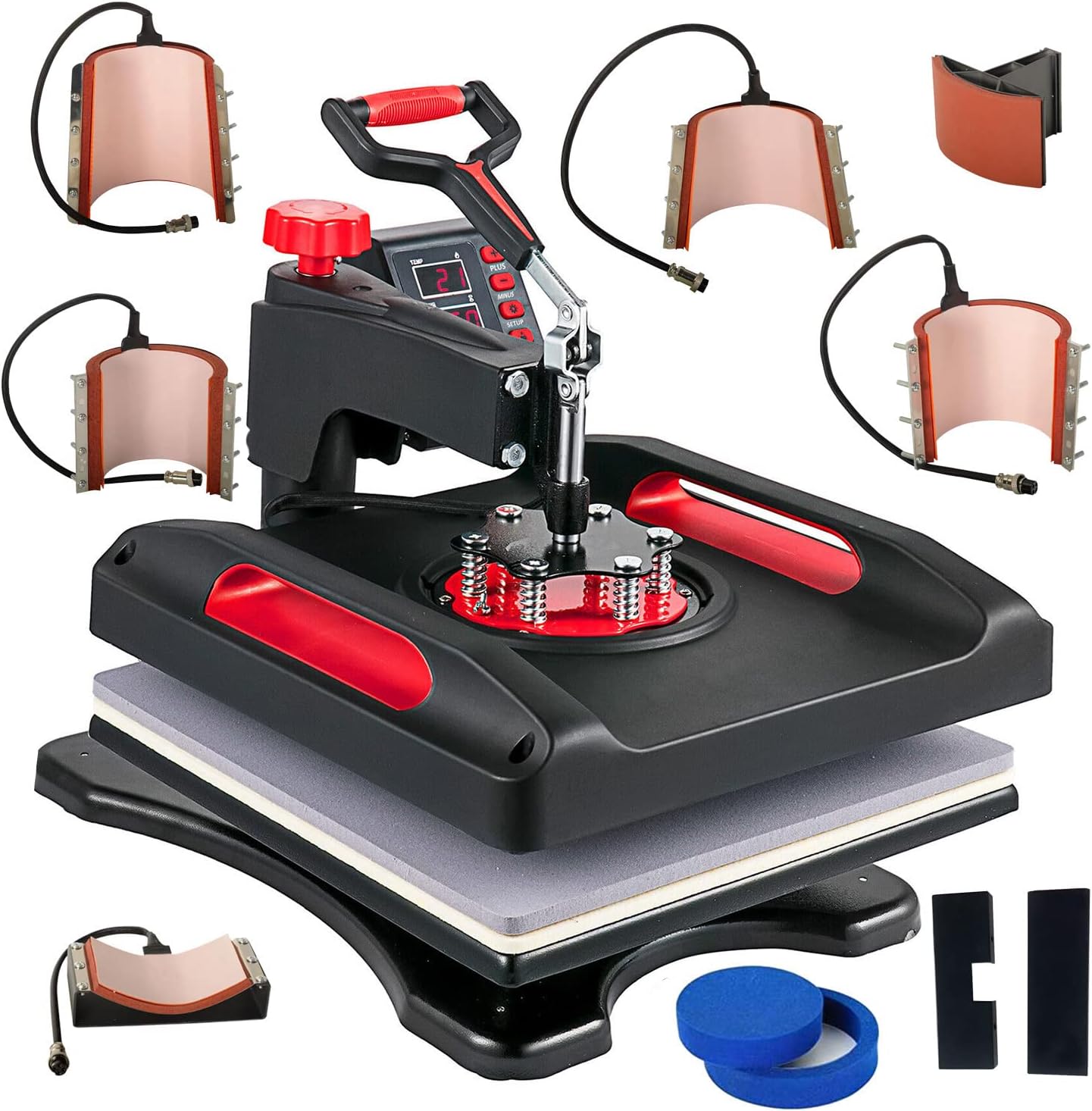 Heat Press Machine, 15x15in, 8in1 Heat Press, Assemble