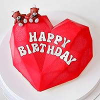 Vista 5 de 4 PCS Silicone Letter Molds, Non-Stick Number and Letter Fondant Molds for Chocolate, Candy, Cake Decoration, Cupcake Topper