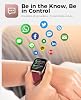 Smartwatch para Mujer y Hombre (recibir/hacer llamadas), pantalla de 2.02" con más de 110 modos deportivos, monitor de sueño, resistente al agua IP68 (caja arena cálida con correa burdeos) 3