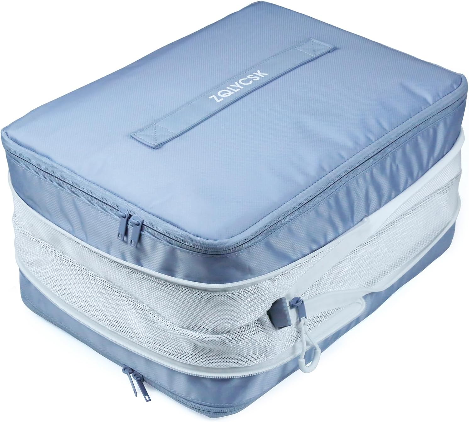 Compression Packing Cubes for Travel, Double-Sided Luggage Organizer Bags, Expandable/Compressible Luggage Packing Cubes for Suitcases, Backpack and Home Storage