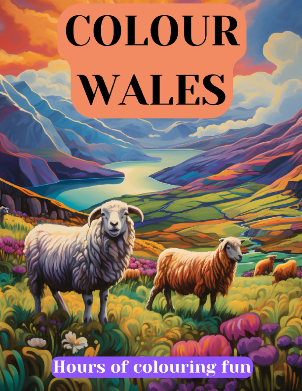 Colour Wales Colouring Book: A Serene Journey Through Landscapes, Landmarks and Legends Colouring Pages for Enjoyment and Relaxation