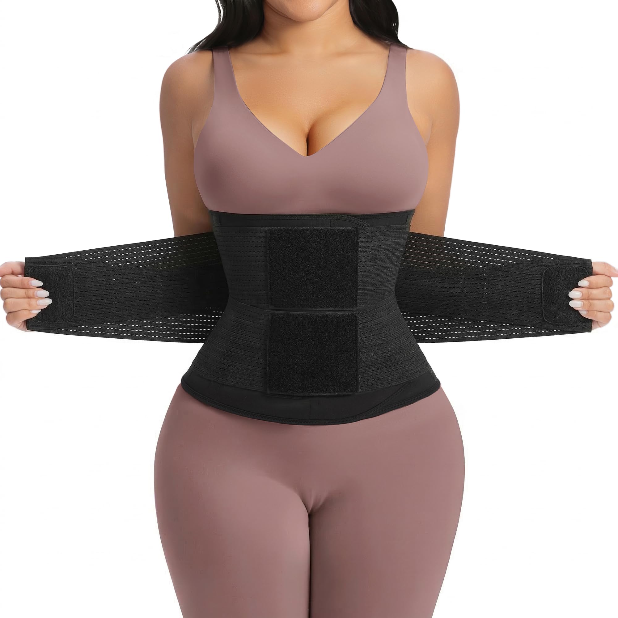 YIANNA Waist Trainer Women Workout Tummy Control Body Shaper Trimmer Belt