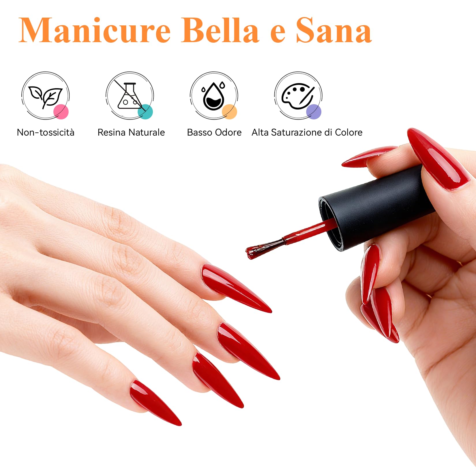 VANREESA Kit Semipermanente Unghie, 20 Colori Smalto Semipermanente Unghie con Lampada per Unghie 36W U V/LED, Kit Unghie Gel Completo con Base e Top Coat Set Manicure per Principianti