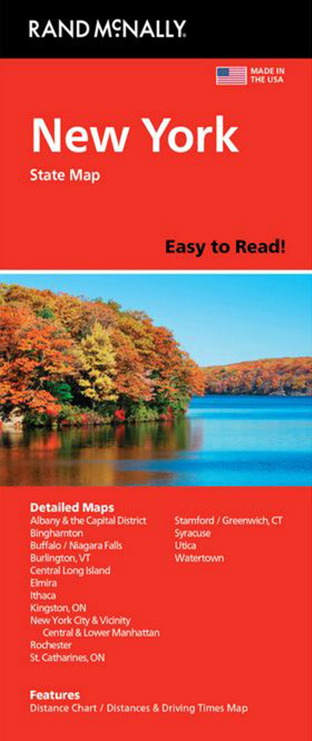 2026 Road Atlas & National Park Guide with New York & Pennsylvania State Maps