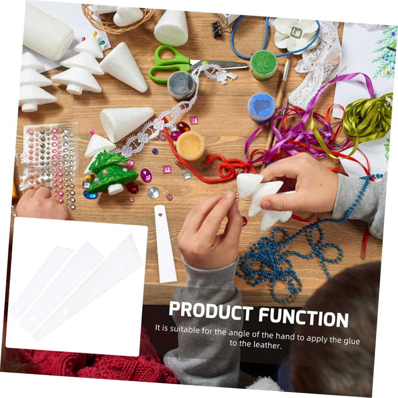 TEHAUX 45pièces Outils De Colle Pratiques Pour Artisanat Applicateurs De Colle Ergonomiques Pour Maison Et Bureaux