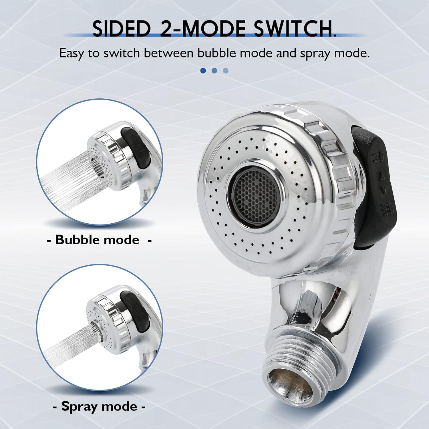 LukLoy Shampoo Bowl Sprayer Hose Replacement, 1/2 Nut