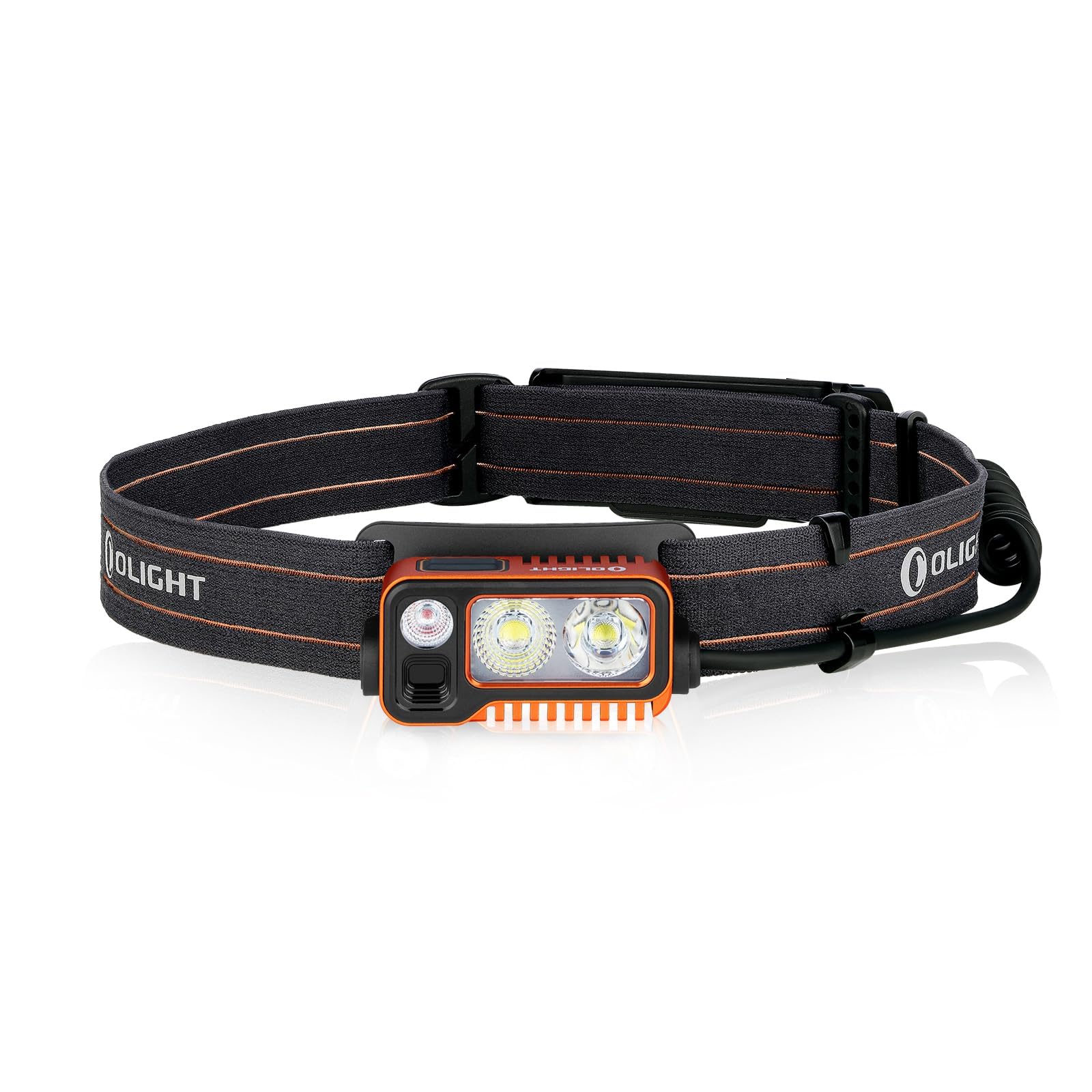 OLIGHT Array 2 Pro Lampe Frontale Puissante 1500 Lumens 150m Grande Autonomie avec Mode SOS Et 3 Sources Lumineuses pour Camping Course pêche escalade randonné