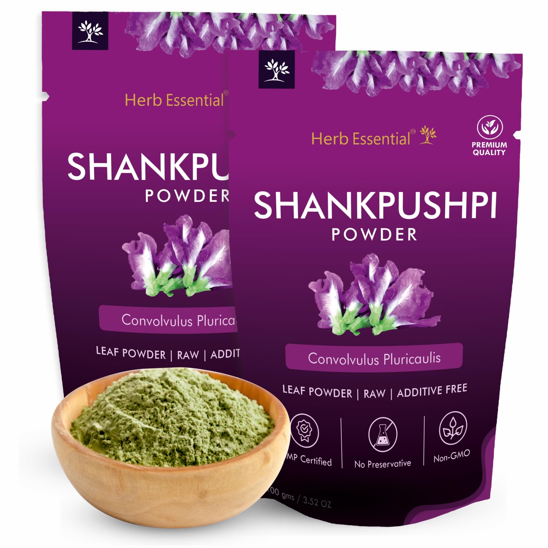 Herb Essential Pure Shankhpushpi (Convolvulus Pluricalis) Powder 100g (Pack of 2) (B07DCPNWXQ) Amazon Price History, Amazon Price Tracker