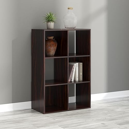 Miniatura 30 de Signature Design by Ashley Paxberry Coastal - Organizador de almacenamiento o librero moderno de 6 cubos, color blanqueado, diseño costero