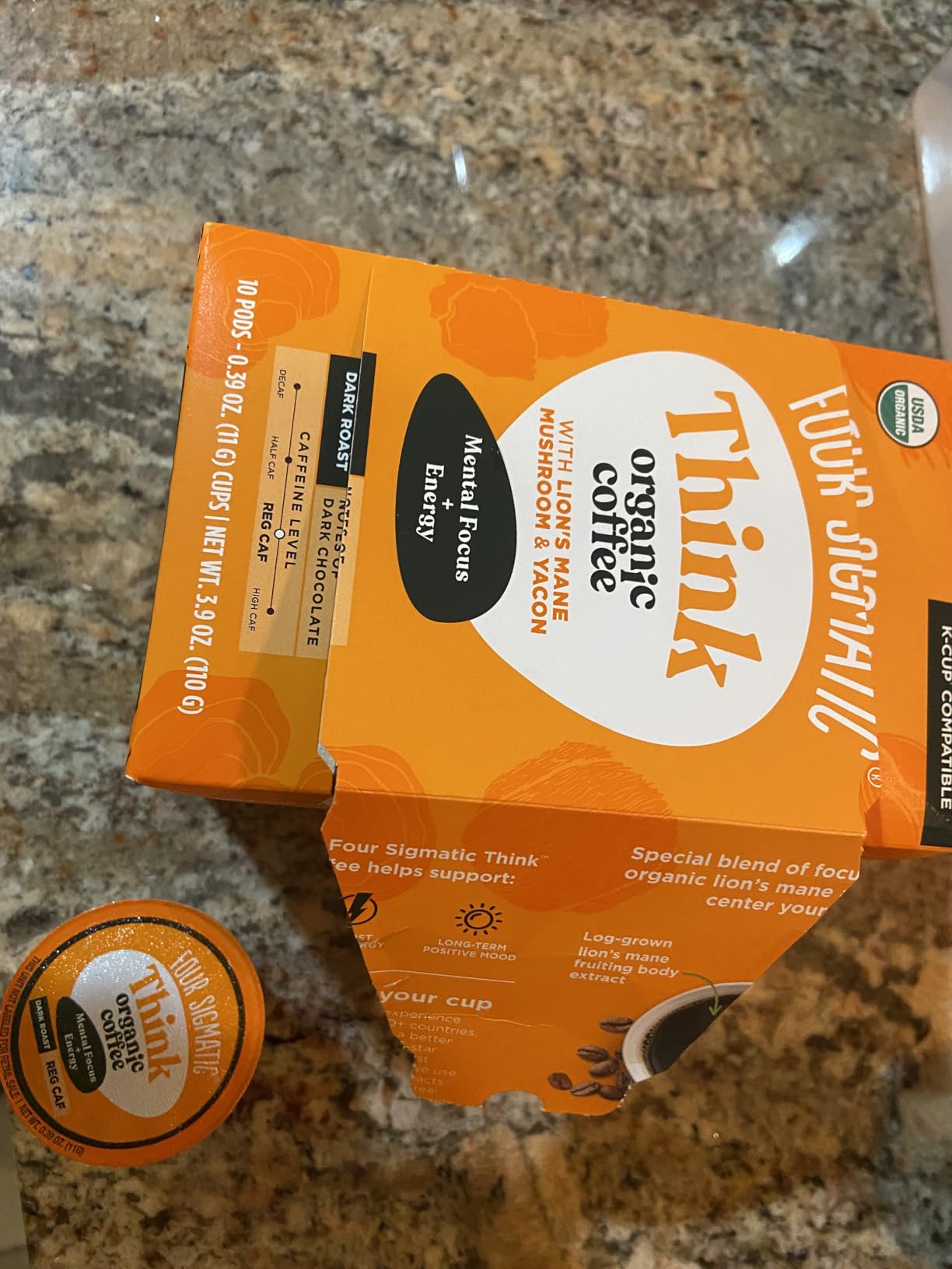 Four Sigmatic Mushroom Coffee K-Cups customer review image