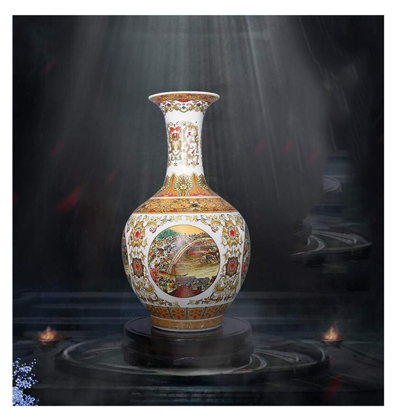 Wazony Chińskie Ceramiczne Figurki Wazonowe Qingming Shanghetu Do Domu, Salonu, Dekoracji, Rzemiosła, Akcesoriów Biurowych, Wazonów Do Dekoracji