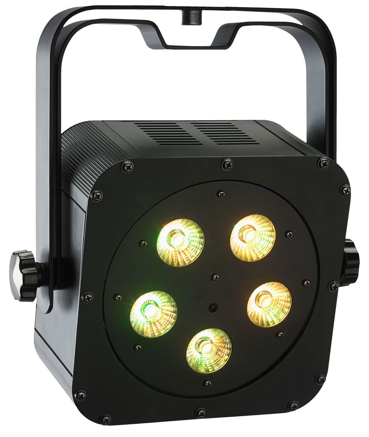 irLEDFLAT-5x12SIXb Proiettore a LED a 12W DMX Six-colour