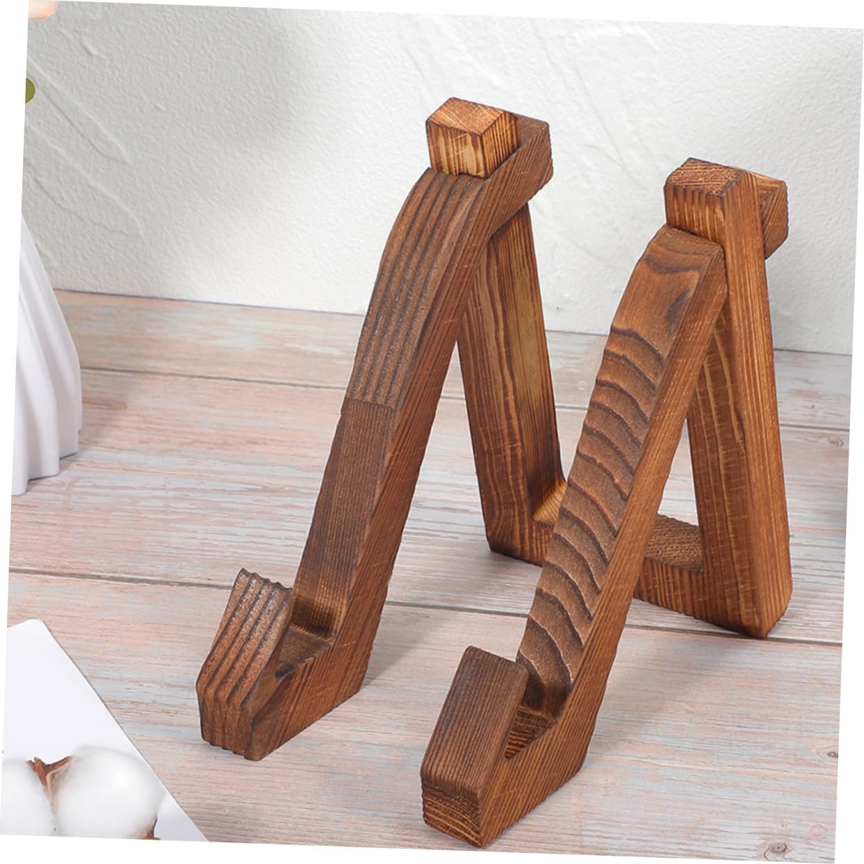 Wood Recipe Book Holder Stand for Kitchen Countertop Display