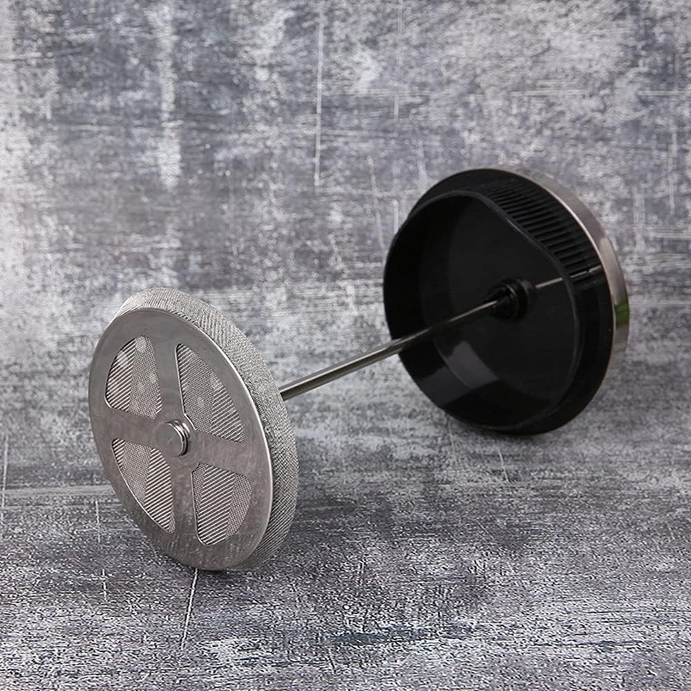 French Press Pot Double Walled Insulation Coffee Pot With Filter Screen French Press Coffee Maker Easy To Clean And Use (Color : Clear Size : 1000ml)