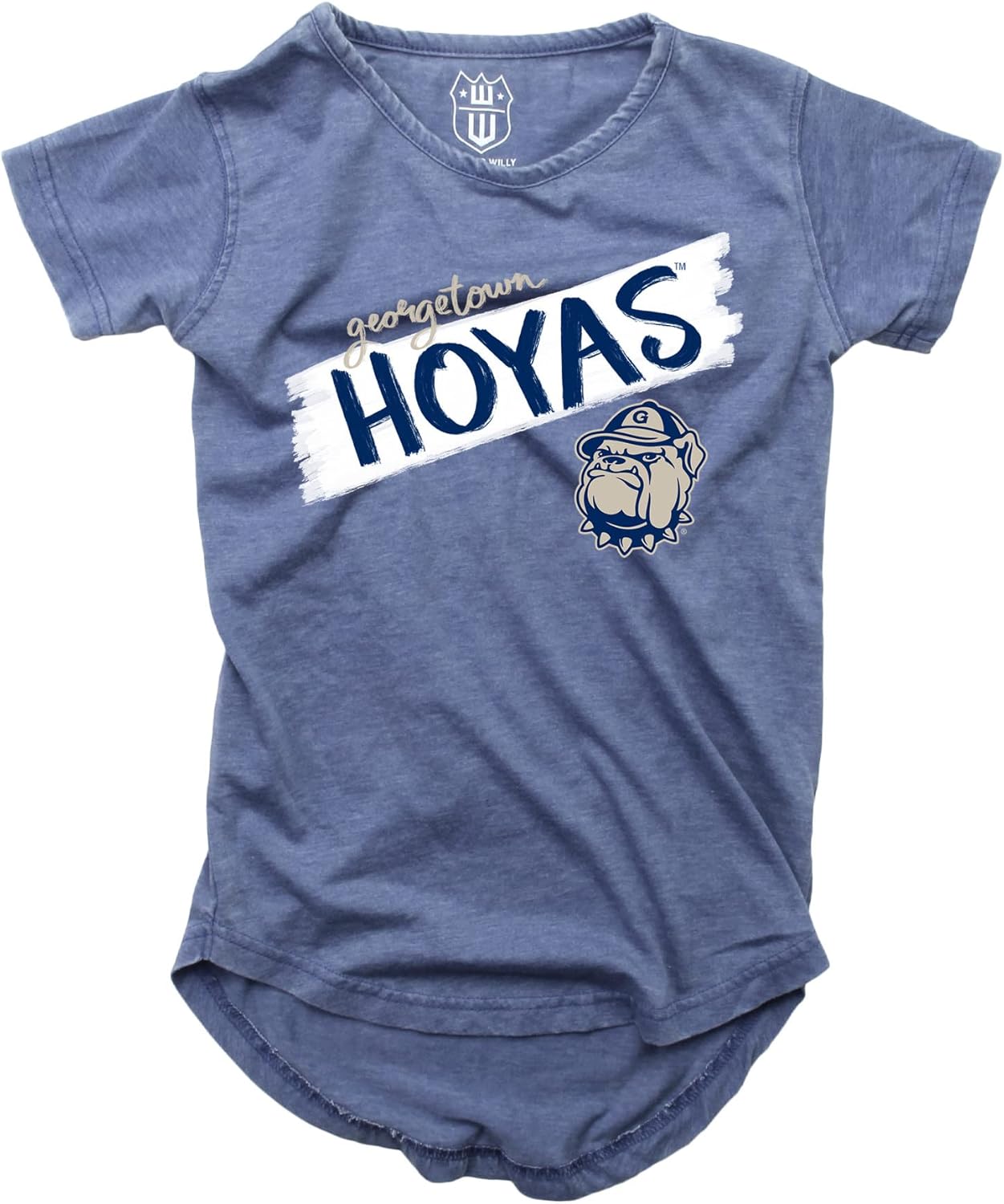 Wes and Willy NCAA Girls S/S Burnout Tee