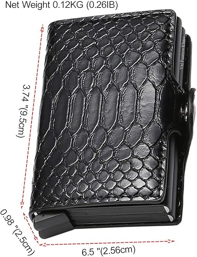 Miniatura 2 de Ultrafino RFID bloqueo cartera seguro tarjeta de crédito cartera titulares de tarjetas de crédito