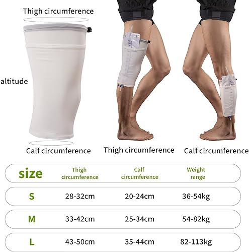 Miniatura 2 de Soporte para bolsa de pierna de catéter, funda para catéter, bolsa de pierna para orina, fundas para catéter, correa de pierna Foley, funda de bolsa