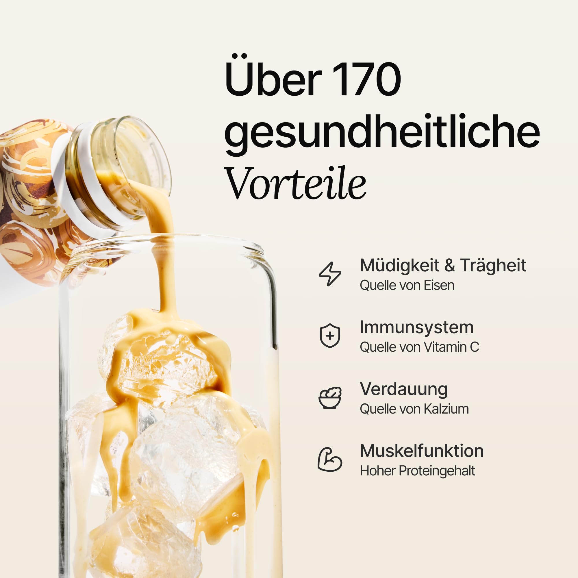 Huel Drink Cinnamon Swirl, fertige Trinkmahlzeit für unterwegs - 12 x 500 ml - 22 g Protein, Reich an Vitaminen, Mineralstoffen & Ballaststoffen, Plant-based, Geschmack Zimt, inkl. 3 € Pfand