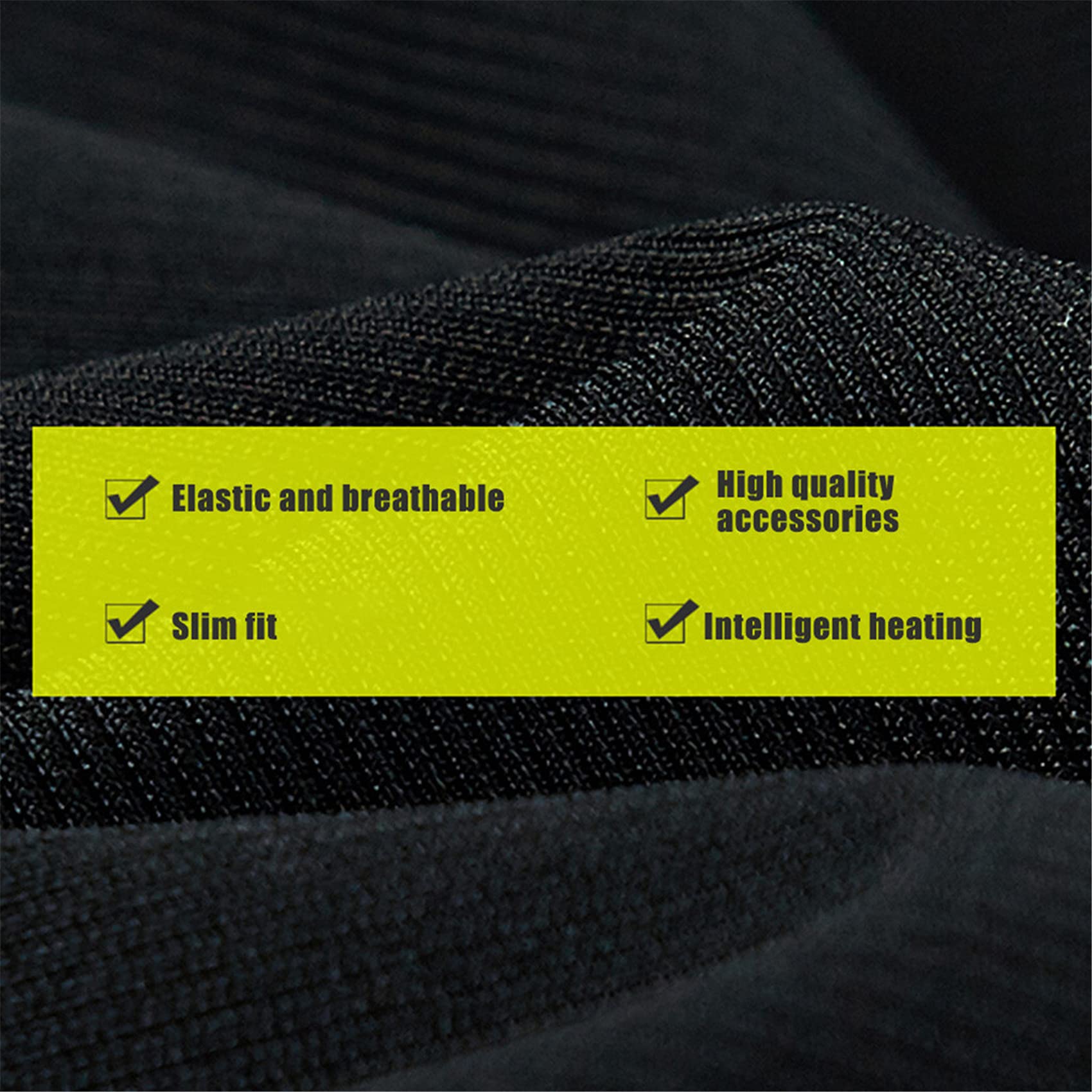 Beheizte Weste, Heizzonen, Daunen-Baumwolle, warme Outdoor-Kleidung, beheizte Jacken for Reiten, Skifahren, Angeln, beheizter Mantel(Black,M)