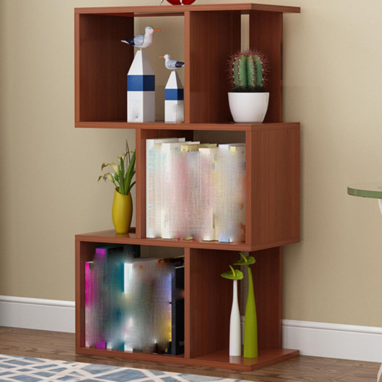 カラフルオープンシェルフ 3段