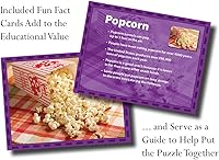 Vista 4 de Etapas Materiales de Aprendizaje Imagen Real Snack Foods Cubo de Madera Puzzle Constructor de Lenguaje Rompecabezas Preescolar 6 rompecabezas en 1