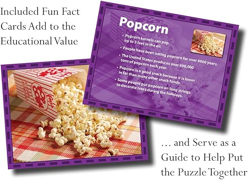 Miniatura 6 de Etapas Materiales de Aprendizaje Imagen Real Snack Foods Cubo de Madera Puzzle Constructor de Lenguaje Rompecabezas Preescolar 6 rompecabezas en 1,