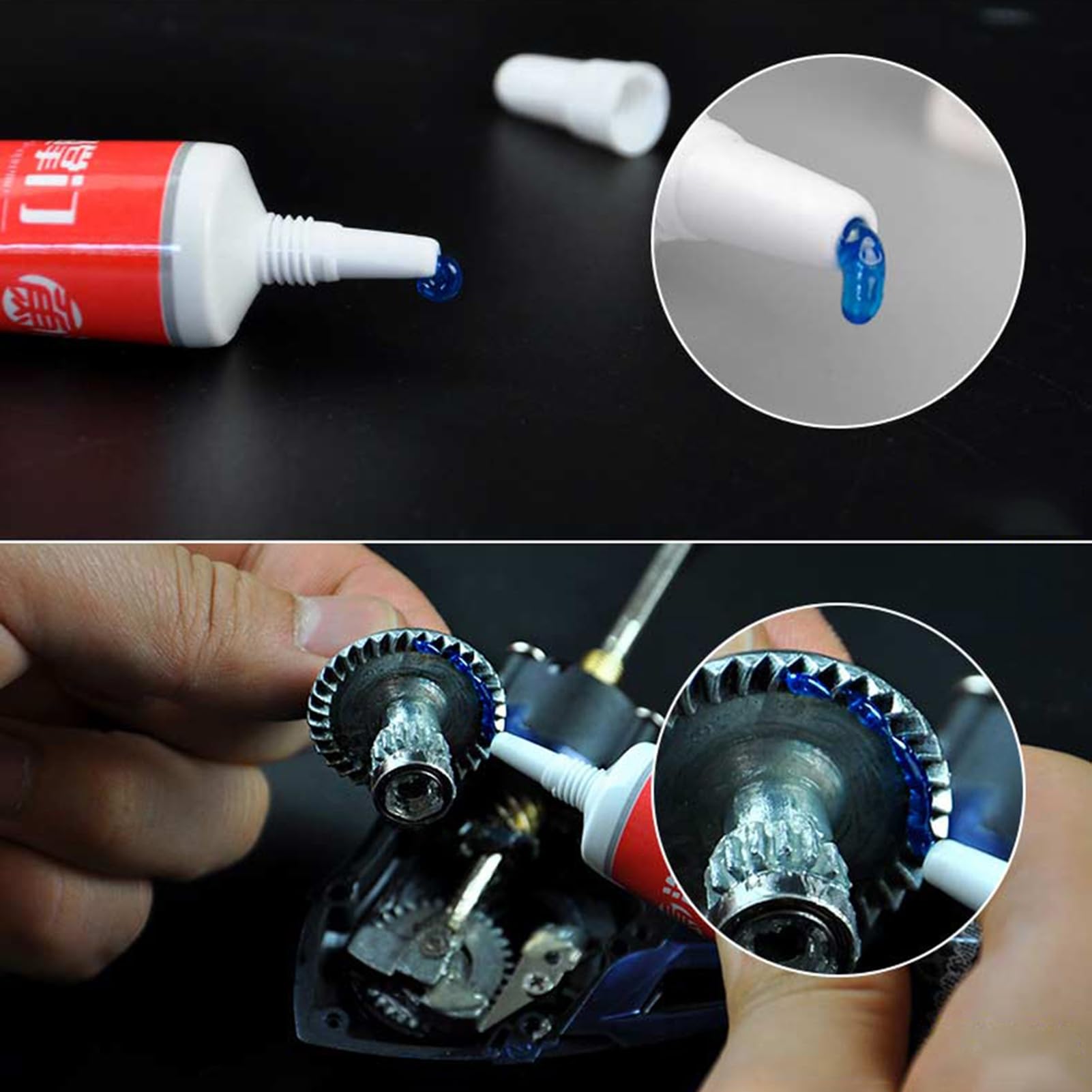 Liquid - Juego de 2 aceites lubricantes para carrete de pesca
