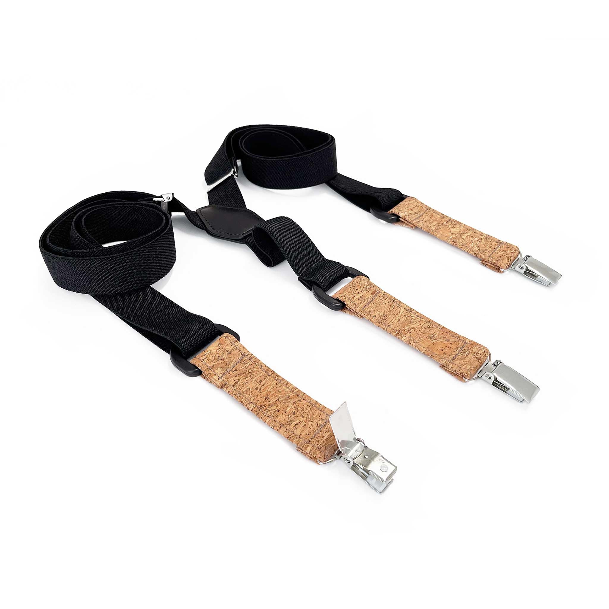 Herren Hosenträger aus Kork | Canyon Beige Natur | Vegane Hosenträger | Iconic Y-Form | Geschenkidee Hochzeit | Handgefertigt in Leipzig
