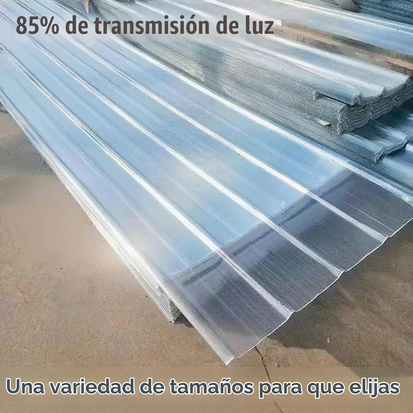 2.0 mm Placa Ondulada, Planchas Transparentes Tejados, Hojas de Techo, Placa de Iluminación Natural, Chapa Ondulada, Alta Resistencia, para Invernaderos(35x24in/90x60cm-2.0mm)