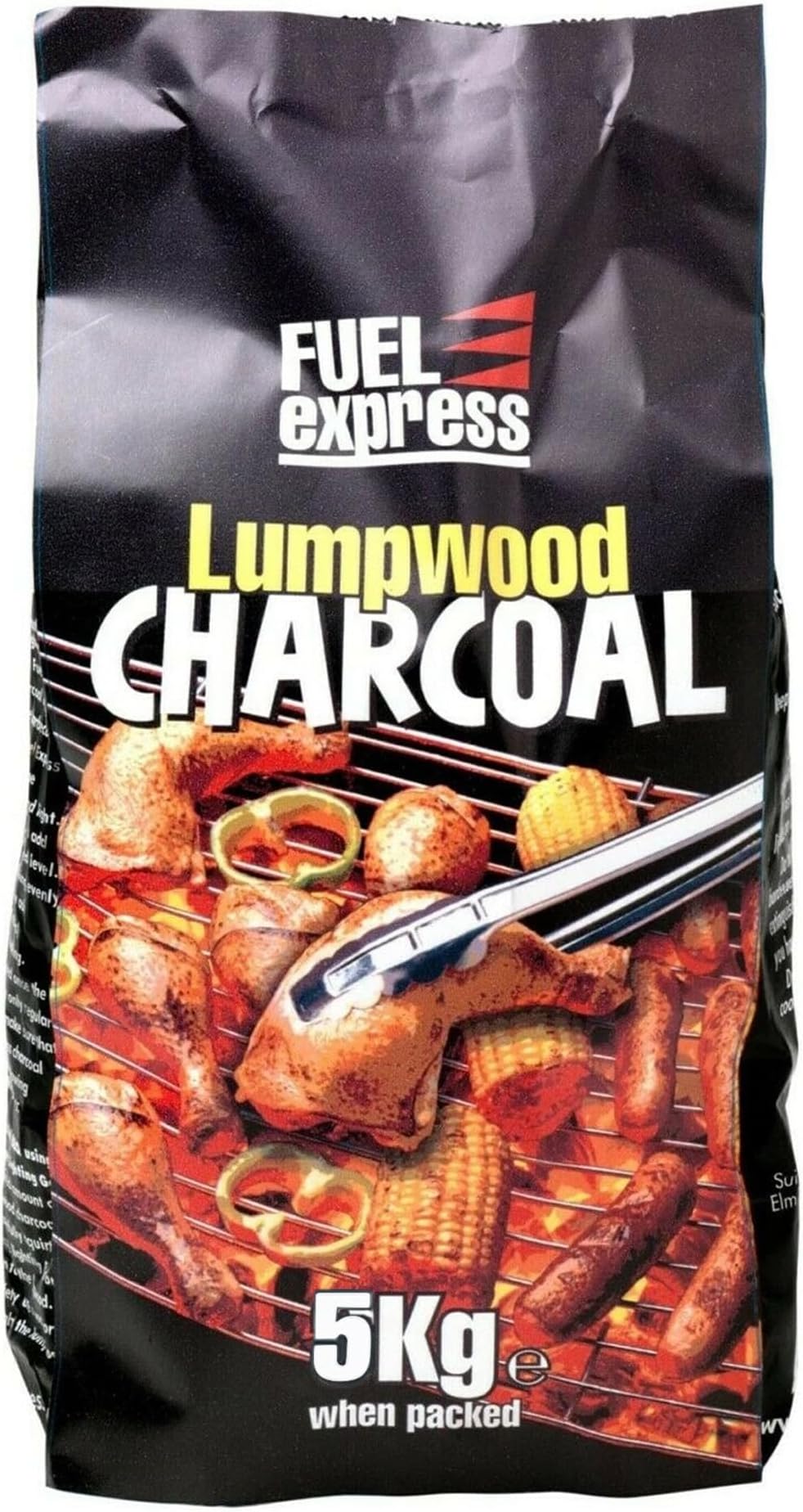 Fuel Express Lumpwood Charcoal (4kg) (Black)