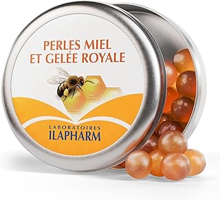 LABORATOIRES ILAPHARM - Perles Miel et Gelée Royale - Douceurs pour la gorge -50 g