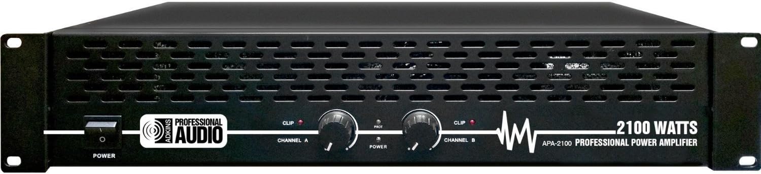 2100 Watt Professional DJ Power Amplifier - Adkins Pro Audio - Quality Audio at Affordable Prices!