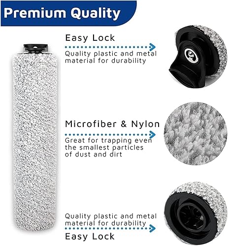 Miniatura 5 de SteFik Kit de cepillo de rodillo de repuesto y filtro. Compatible con aspiradora inalámbrica en seco y húmedo Tineco Floor One S3 e IFloor 3