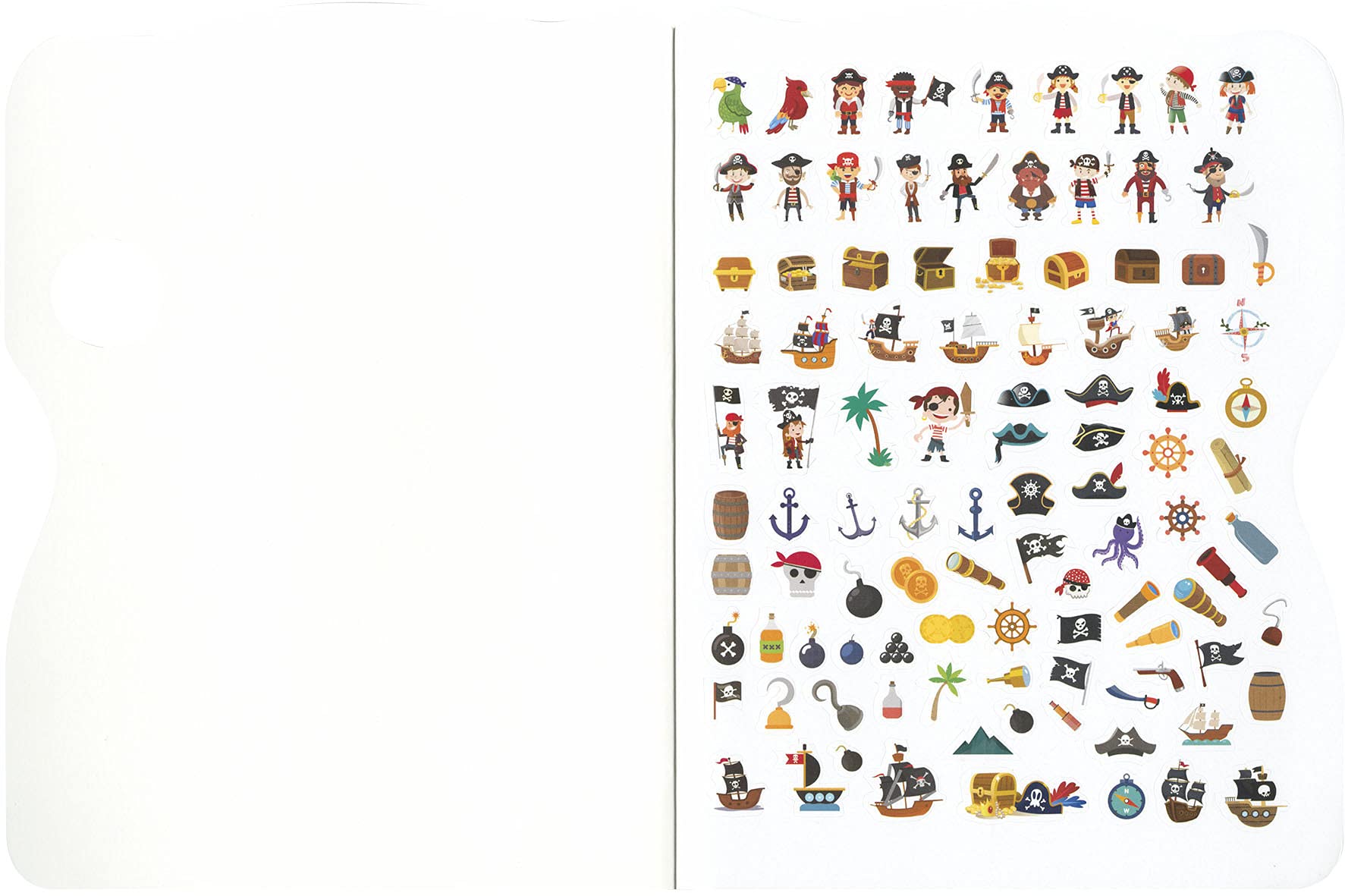 Piratas (Láminas y pegatinas)