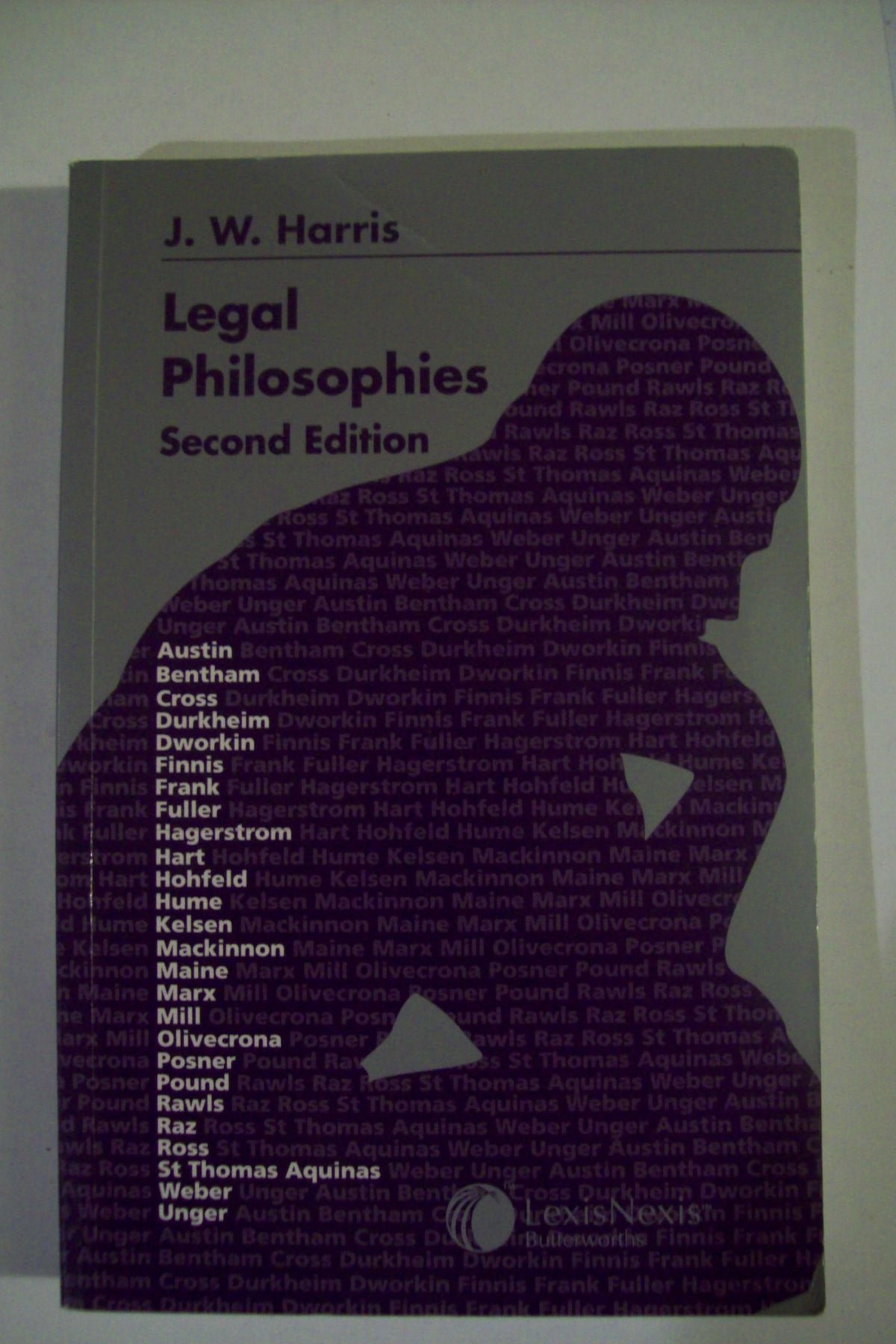 Legal Philosophies By J. W. Harris