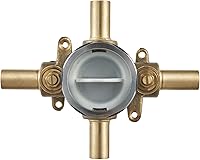 Vista 12 de American Standard RU101 - Válvula de ducha flash con entradas y salidas universales, sin terminar