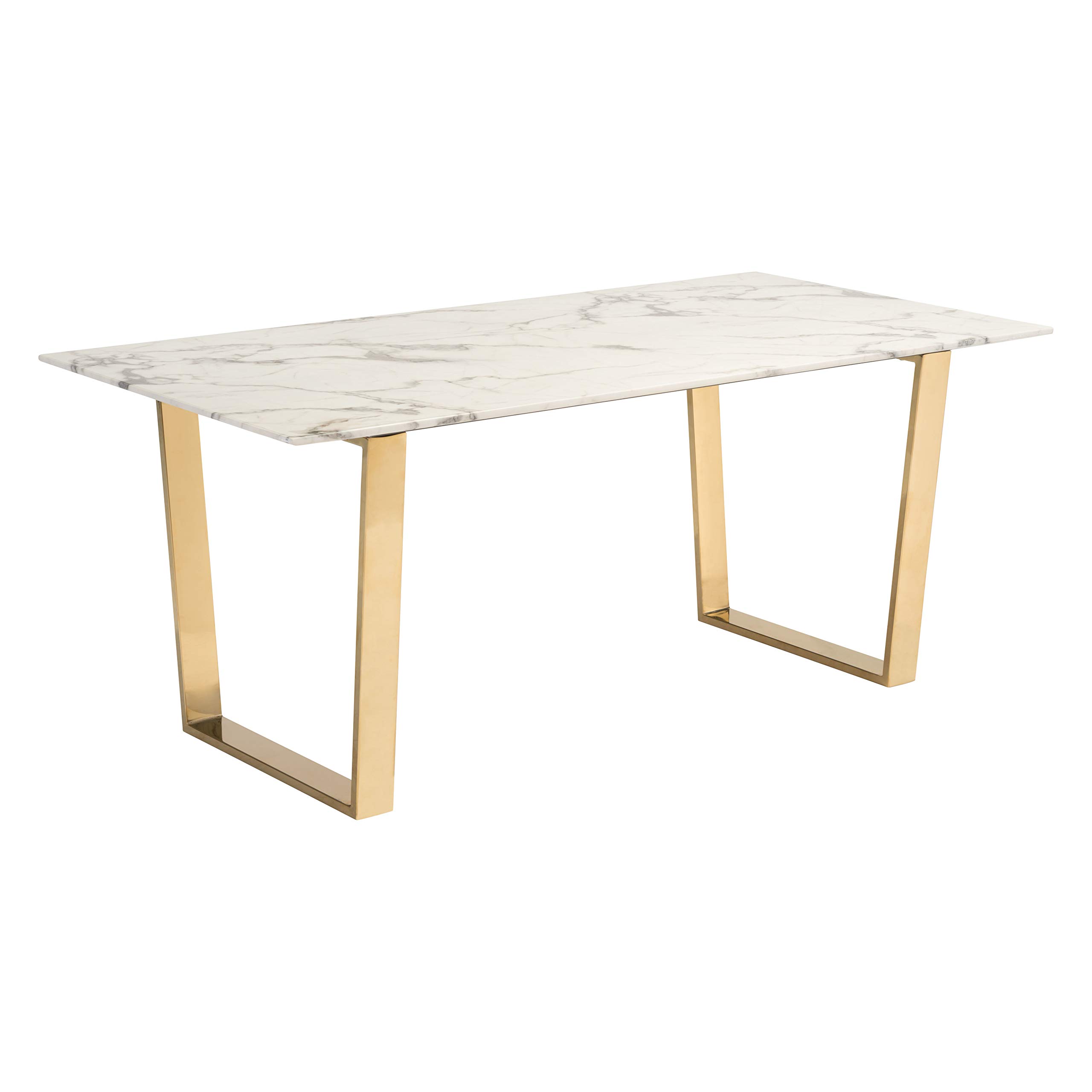 【豚豚骨】ANGLE（アングル） 02NECKLESS ゴールド　Mサイズ Amazon.com - Zuo Modern Atlas Dining Table, Stone and Gold