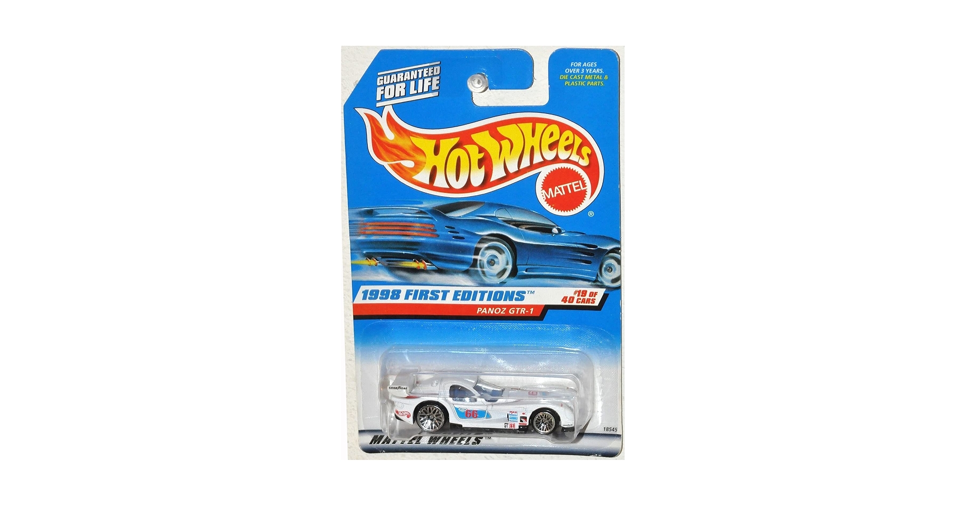 Amazon.com: Hot Wheels Panoz GTR-1 '98 1st Ed. #19/40 Scale
