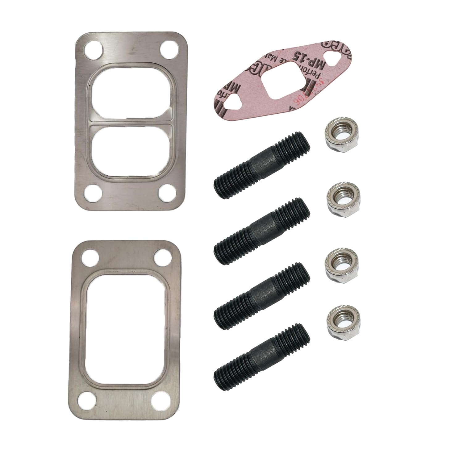 Turbo Mounting Studs Bolts Gasket Set Installation for Dodge Ram 5.9L Cummins 6B 4B3.9L 89-02