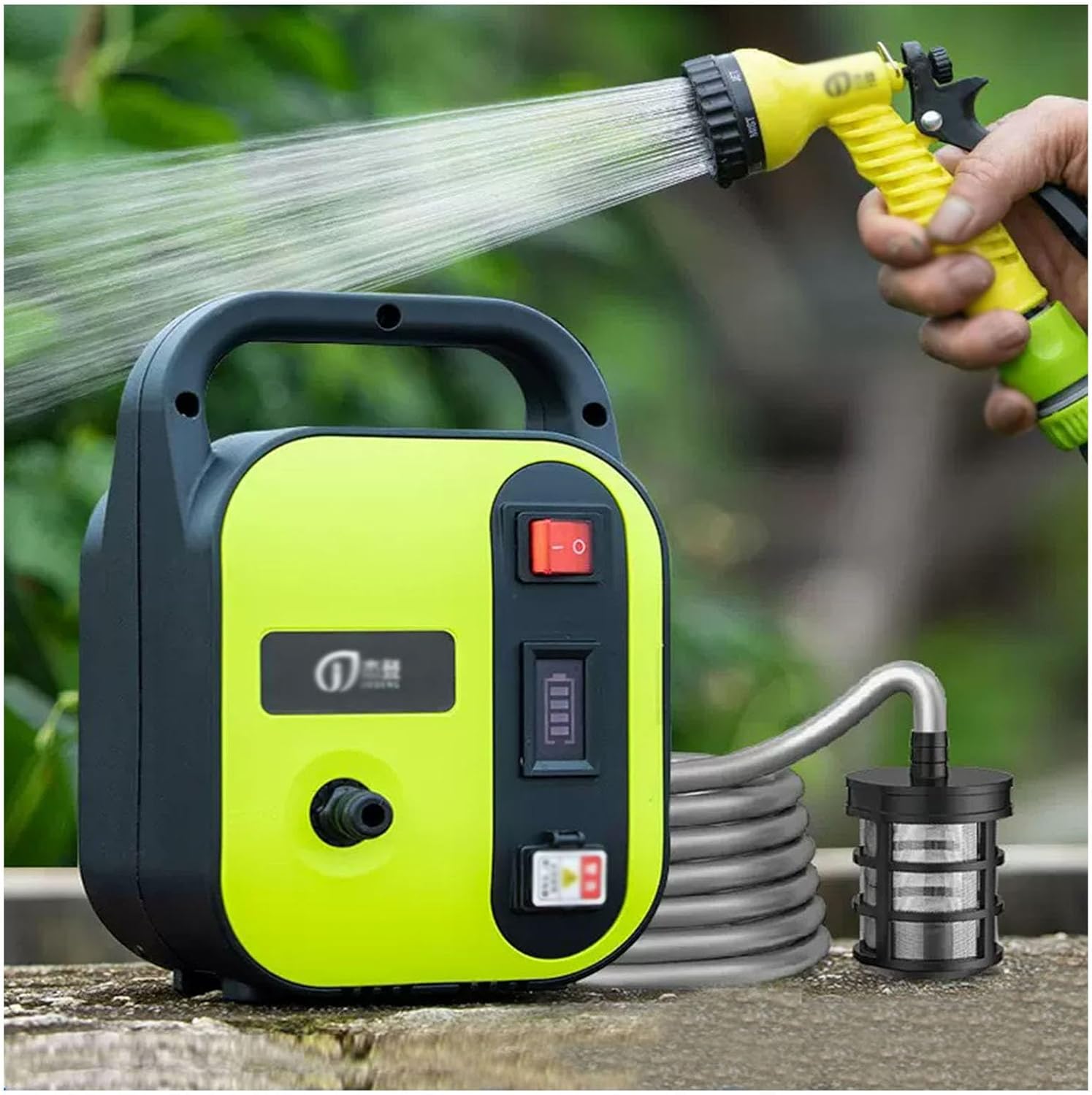 絵画 塚田國次 秋のカラ松林と梓川絵画 塚田國次 秋のカラ松林と梓川