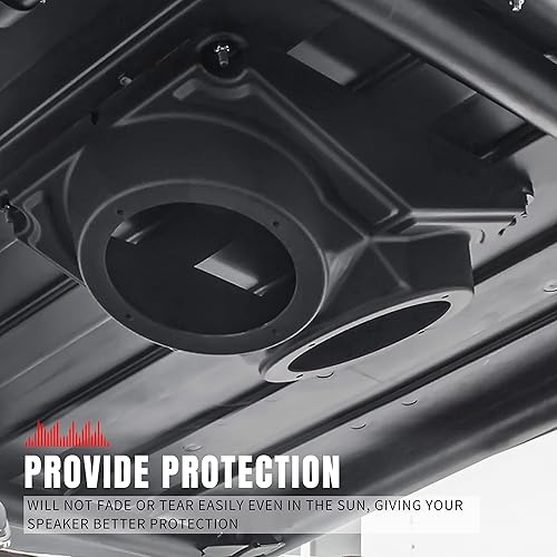 Miniatura 3 de Caja de altavoces UTV para Polaris RZR, resistente al agua, sistema de altavoces universal de 6.5 pulgadas, caja de cápsulas de techo duro para