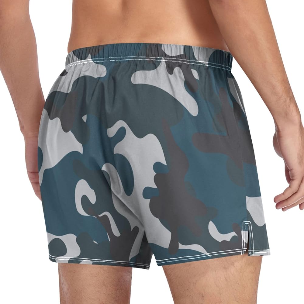 Amazon | [MOMORIN] トランクス メンズ 下着 綿 迷彩 迷彩柄